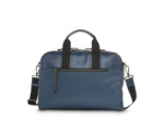 JIMMY CUIR LISSE / CUIR EMBOSSE - Porte-Document Homme - Bleu Petrole