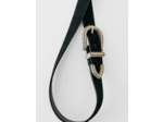 Ceinture fine en suède double boucle