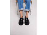 Mocassins en cuir à plateforme