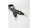 Bandoulière en cuir à clous et coeur