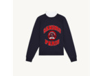 Sweatshirt à col trompe l'œil