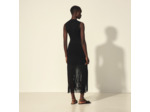 Robe sans manches à franges