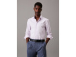 CHEMISE EN POPLINE DE COTON ÉLASTIQUE SLIM