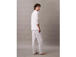 ENSEMBLE DE PYJAMA EN POPLINE DE COTON - T-SHIRT & PANTALONS