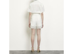 Short en lin avec galon