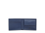 JIMMY CUIR LISSE / CUIR EMBOSSE - Compact - Bleu Petrole