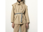 Parka en gabardine de coton