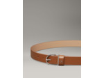 CEINTURE EN CUIR AVEC BOUCLE RONDE