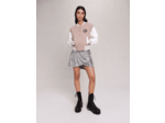 Bomber en laine et maille