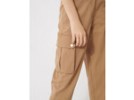 Pantalon en coton camel