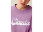 Sweatshirt ample imprimé Claudie