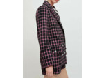 Veste oversize à carreaux