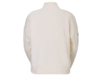 Sweat semi-zippé Femme HALFZIP Coton Blanc
