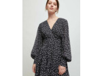Robe en mousseline imprimée chevaux