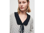 Chemise en crêpe imprimé nœuds