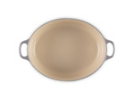 Cocotte ovale 31cm en fonte émaillée flint