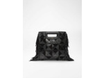 Sac M en cuir à patchs