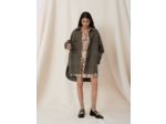 Robe en jacquard lurex imprimé animalier