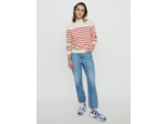Pull marinière en cachemire