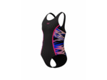 Maillot de bain Fille ECO H-BOOM SPLICE MUSCLEB 1P BLA/PIN Noir