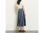 Jupe longue en maille lurex