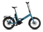 Vélo urbain pliant électrique FOLD HYBRID COMFORT 545 Bleu Azur