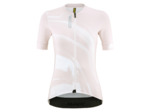 Maillot manches courtes Femme AKSIUM GRAPHIC Rose/Blanc