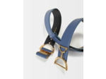 Ceinture en cuir embossé crocodile