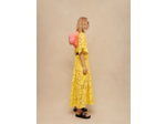 Robe longue en dentelle