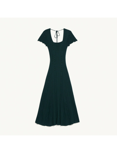 Robe longue en maille