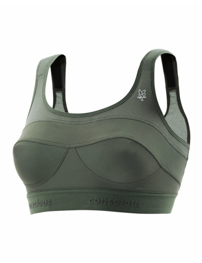 BRASSIERE TOP STRAP CONSCIOUS Vert