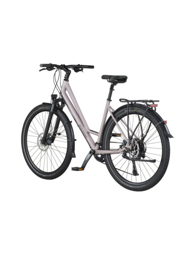 Vélo urbain/trekking VITESS 10 AMSTERDAM Violet/Argent