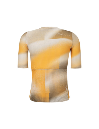 Maillot manches courtes Homme PRO SL Beige/Orange Brillant