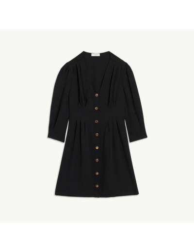 Robe courte à manches 3/4