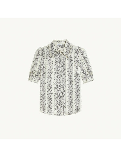 Chemise imprimée à manches courtes