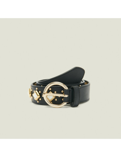 Ceinture à détails de studs