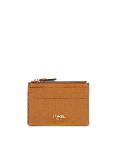 Lettrines de Lancel - Porte-cartes zippé - Grand modèle - Camel