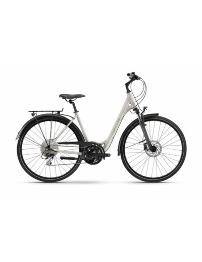 Vélo urbain/trekking DOMINGO X24 LOW Gris Poire