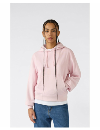 Sweat à capuche Femme Rose