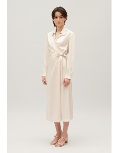 Robe midi portefeuille