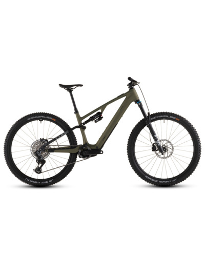 VTT tout suspendu électrique AMS HYBRID ONE44 C:68X TM 400X Vert