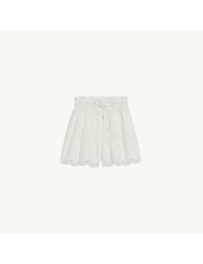 Short en broderie anglaise
