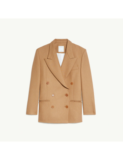 Veste de tailleur à boutonnage croisé