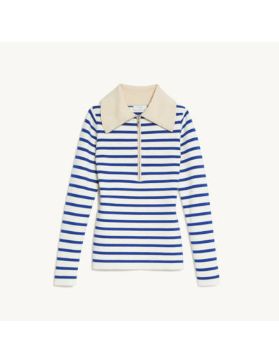 Pull marinière en laine
