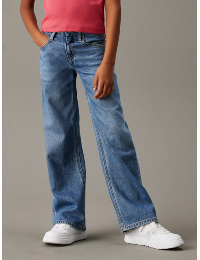 JEANS LARGE À TAILLE BASSE ET DÉCONTRACTÉS