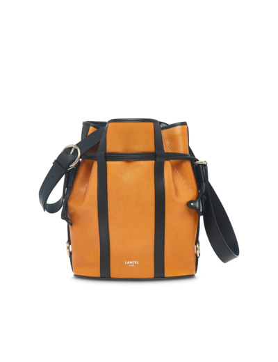 ELSA FACON IGUANA ET CUIR LISSE - SAC SEAU