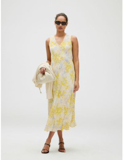 ROBE ABSTRACT ECOVERO PRINT