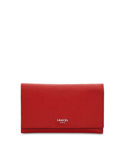 Lettrines de Lancel - Portefeuille combiné - Rouge Lancel