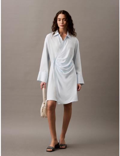 ROBE ENVELOPPE À PLIS