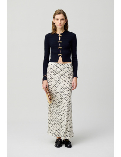 Jupe fluide imprimé fleurs